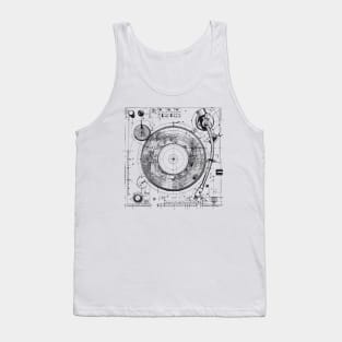 Vintage Vinyl Turntable Tank Top